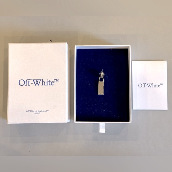 Off-White Zip Mono Earring